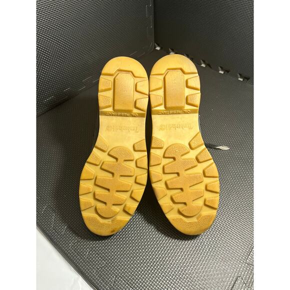 Timberland Mens Navy Blue Nubuck Leather Suede Work Boots Outdoors Size 8 M - Picture 5 of 8